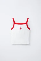 TOP RIB CUT OUT CERISES