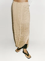 Pleated skirt with fold detail - Limited Edition