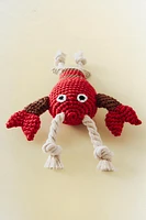 CROCHET LOBSTER PET TOY