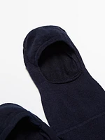 Lot 3 paires de socquettes invisibles en coton mélangé