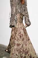 ZW COLLECTION PRINTED SKIRT