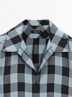 Flowing check shirt