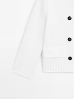 Cardigan en maille Milano à double boutonnage