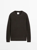 Ribbed linen knit sweater - Limited Edition