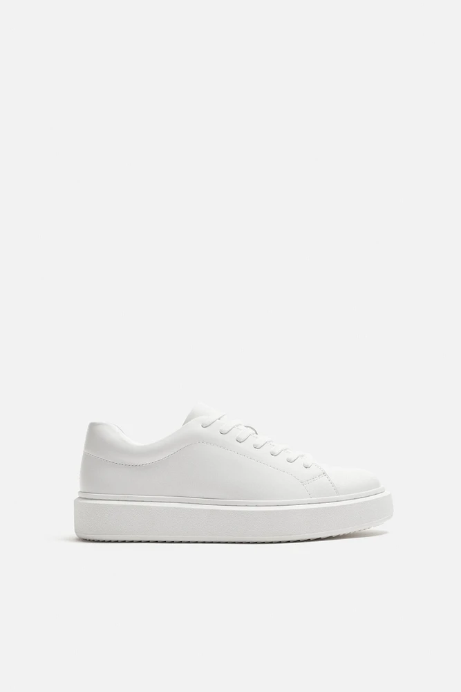 CHUNKY LEATHER SNEAKERS