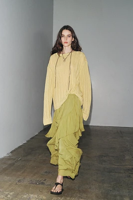 ZW COLLECTION RUFFLED SKIRT