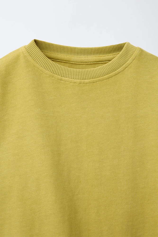 ENSEMBLE T-SHIRT ET PANTALON LARGE UNI