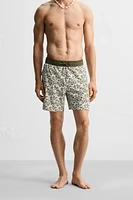 MAILLOT DE BAIN LONG À IMPRIMÉ CACHEMIRE