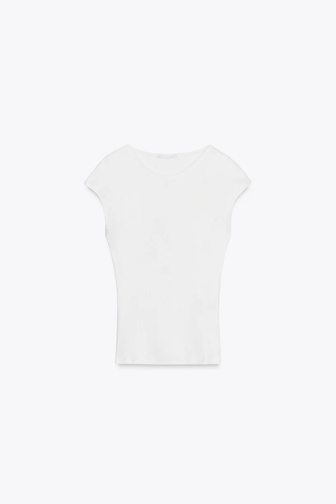 RIBBED T-SHIRT