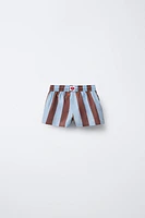 2-6 YEARS/ HÔTEL MAGIQUE © X ZARA STRIPED SWIM SHORTS