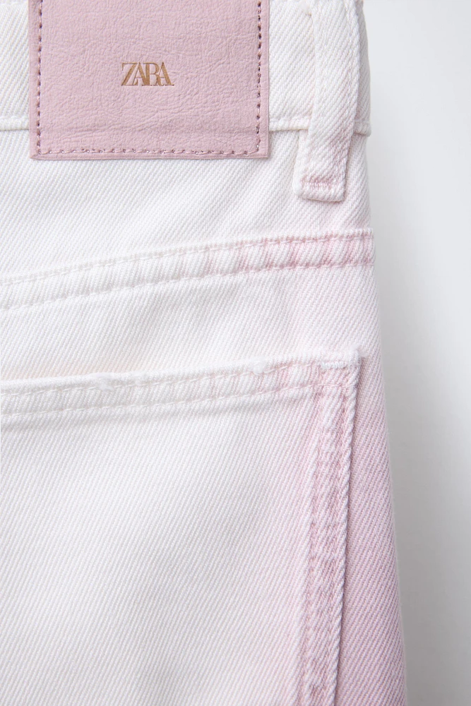 JEAN WIDE LEG TIE DYE