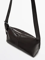 Mini-sac à bandoulière en cuir nappa