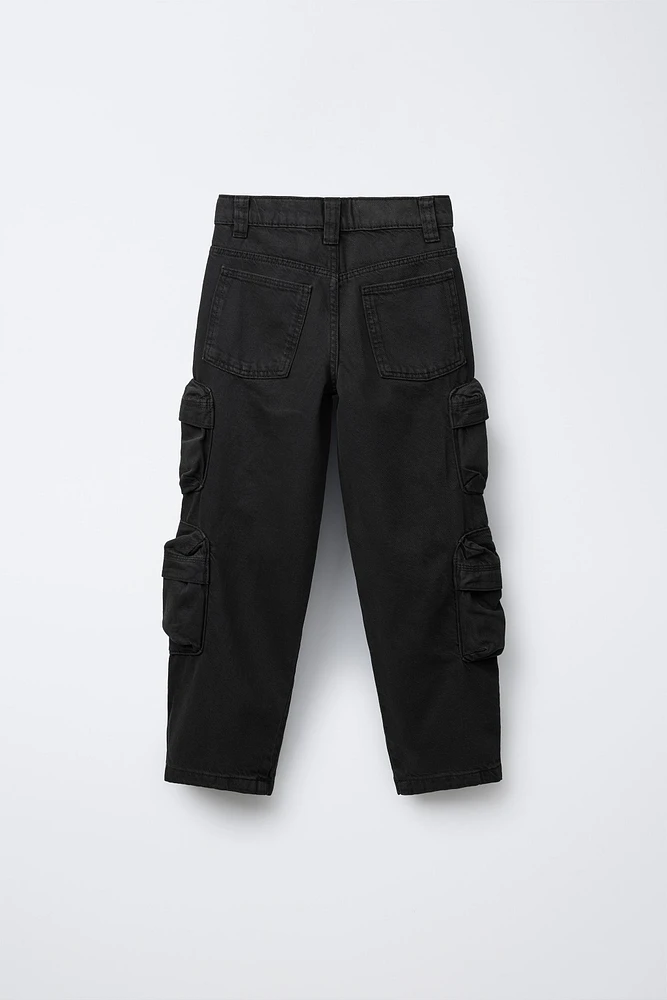 WIDE LEG MULTICARGO PANTS