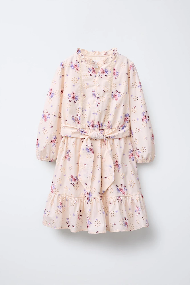 ROBE À FLEURS SCHIFFLY