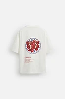 CONTRAST PRINT T-SHIRT