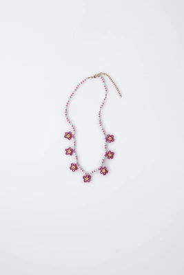 COLLIER FANTAISIE FLEURS