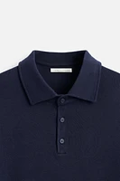 KNIT COTTON POLO SHIRT