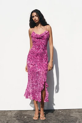 ROBE MI-LONGUE IMPRIMÉE