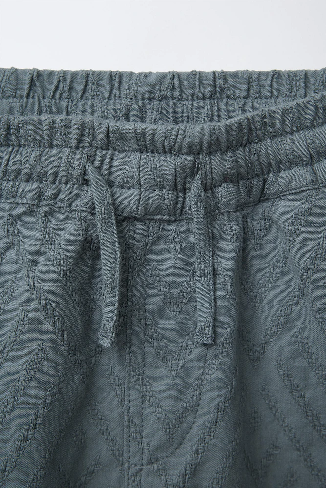 BERMUDA TEXTURÉ JACQUARD