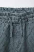 BERMUDA TEXTURÉ JACQUARD