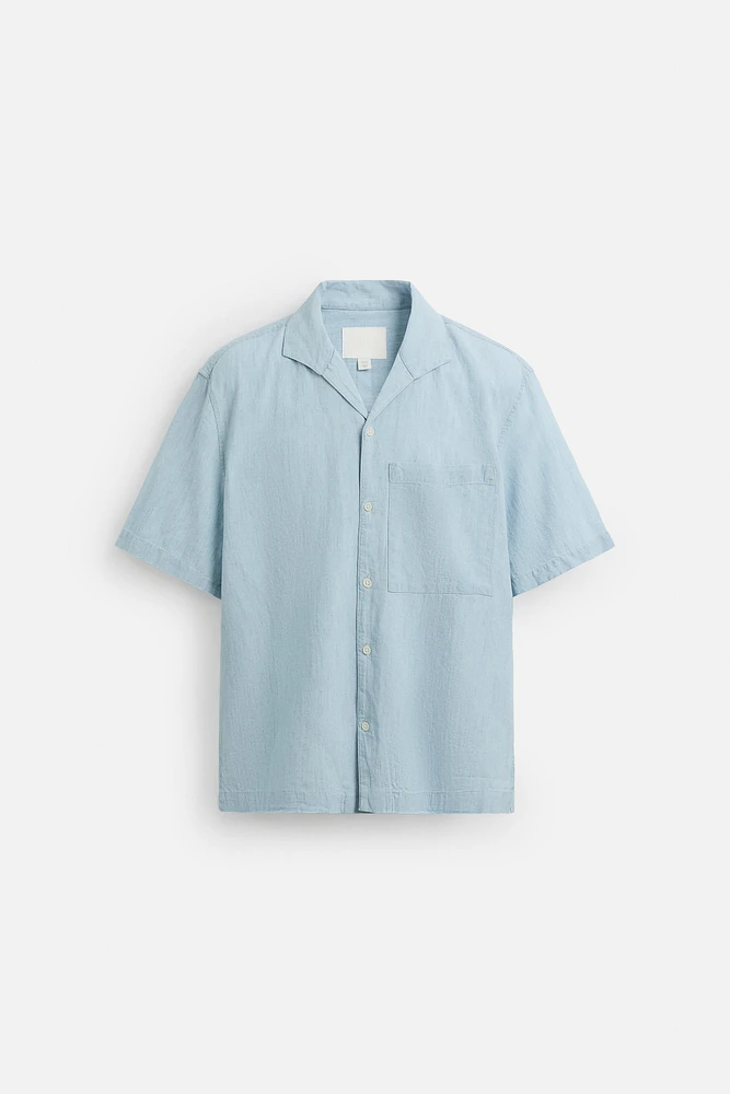 CHEMISE EN COTON ET LIN