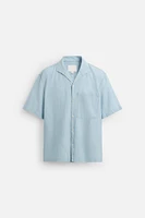 CHEMISE EN COTON ET LIN
