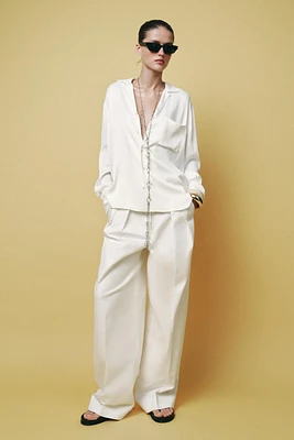 ZW COLLECTION OVERSIZED POCKET SHIRT