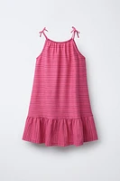 STRIPED PRINT DRESS