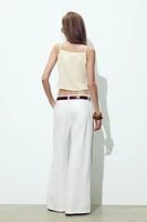 BUTTONED VEST TOP
