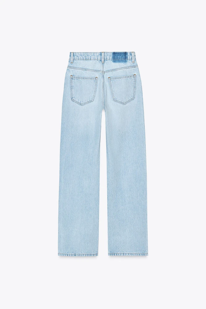 JEAN Z1975 DROIT TAILLE HAUTE LONG