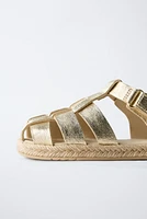JUTE FISHERMAN SANDALS