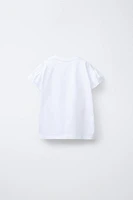 T-SHIRT IMPRIMÉ VOLANTS
