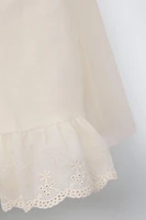 EMBROIDERED TULLE DOUBLE SKIRT