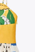 ROBE EN POPELINE IMPRIMÉE FRUITS