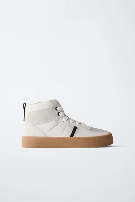 HIGH-TOP SKATE SNEAKERS