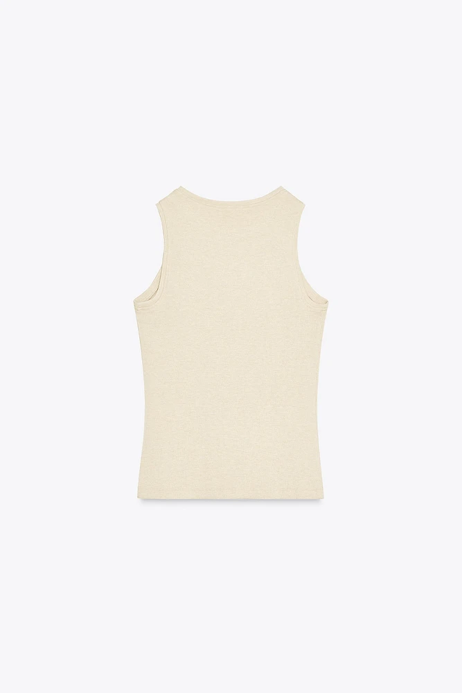 SLEEVELESS TOP