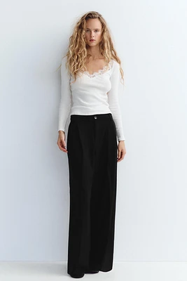 DOUBLE PLEAT PANTS