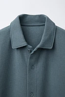 CHEMISE EN MAILLE À TEXTURE