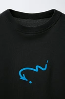 T-SHIRT TEXTE GRAFFITI