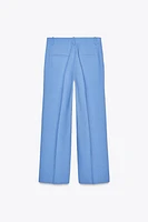 ZW COLLECTION LINEN BLEND PANTS