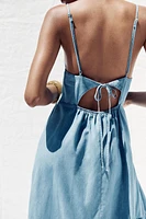 BOW MIDI DRESS