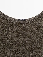 Pull en maille ajourée