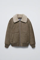 DOUBLE-FACED FLEECE LINED JACKET