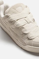 BASKETS À LACETS MAXI