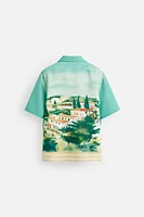 CHEMISE À IMPRIMÉ PAYSAGE