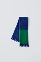 FRINGED LARGE SCARF