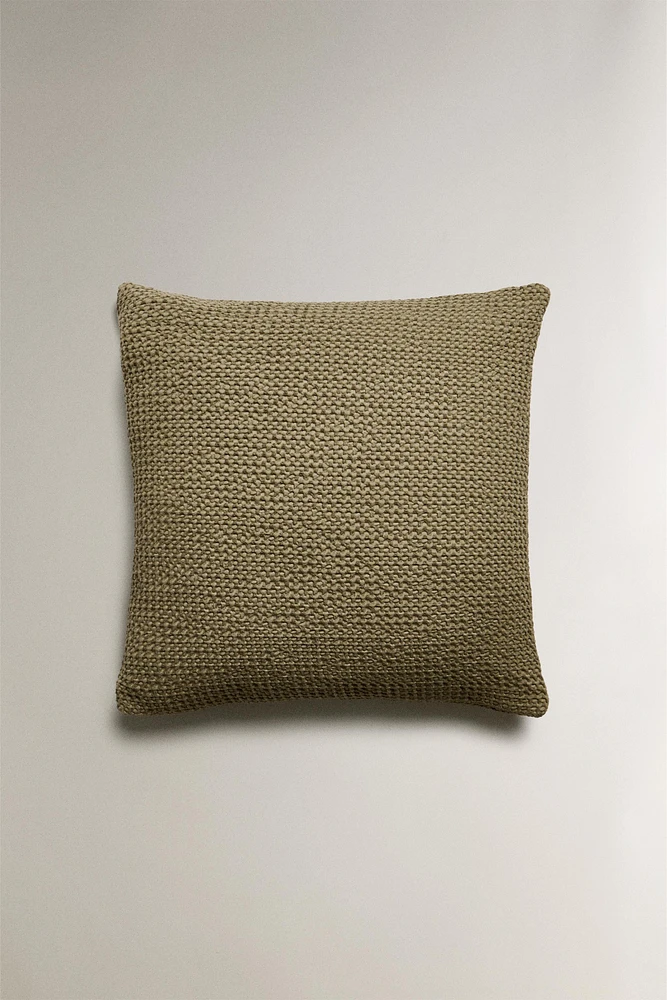 HOUSSE DE COUSSIN MINI-WAFFLE