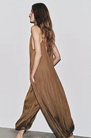 ZW COLLECTION LONG PLEATED JUMPSUIT