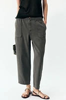 ELASTIC WAIST PANTS