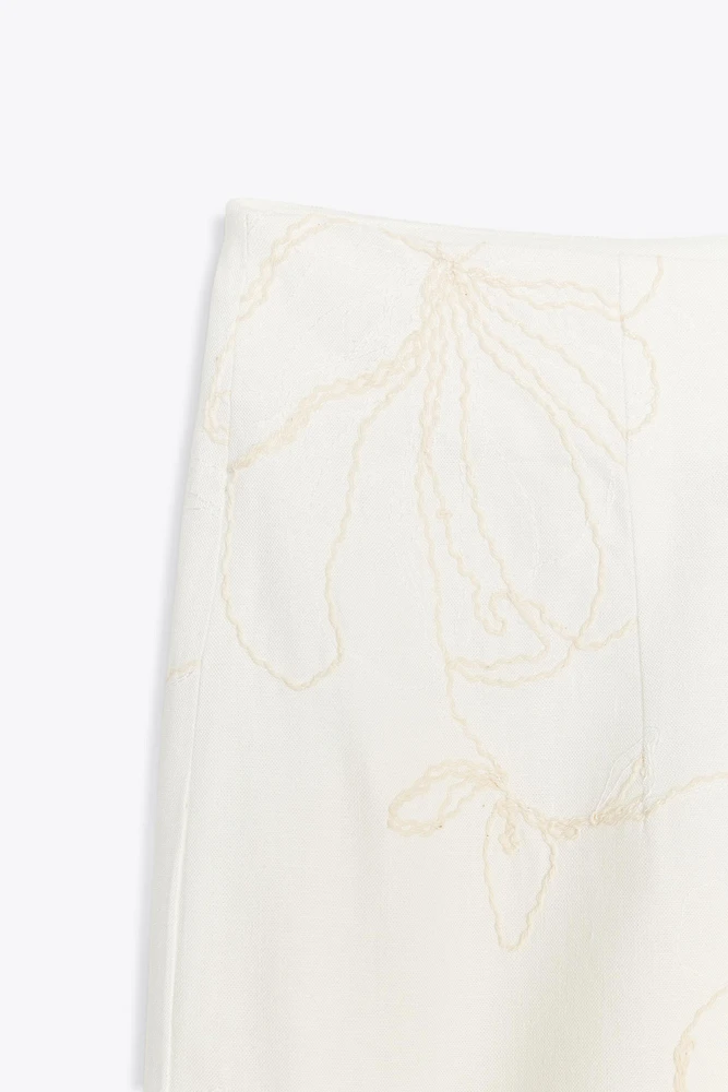 ZW COLLECTION EMBROIDERED CULOTTES